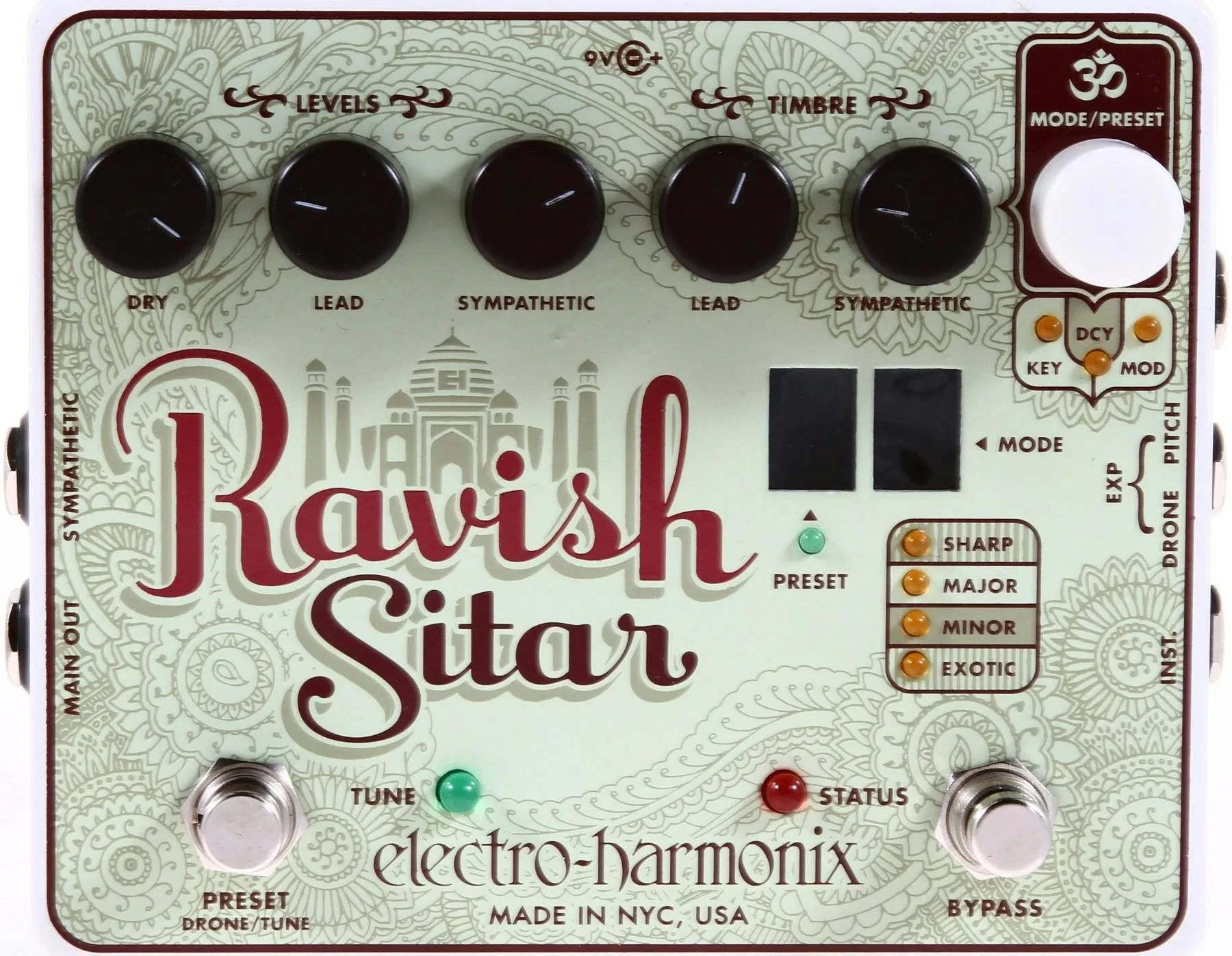 Педаль эффектов для электрогитары Electro-Harmonix Ravish Sitar