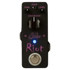 Педаль эффектов для электрогитары Suhr Riot Mini Black Edition Distortion