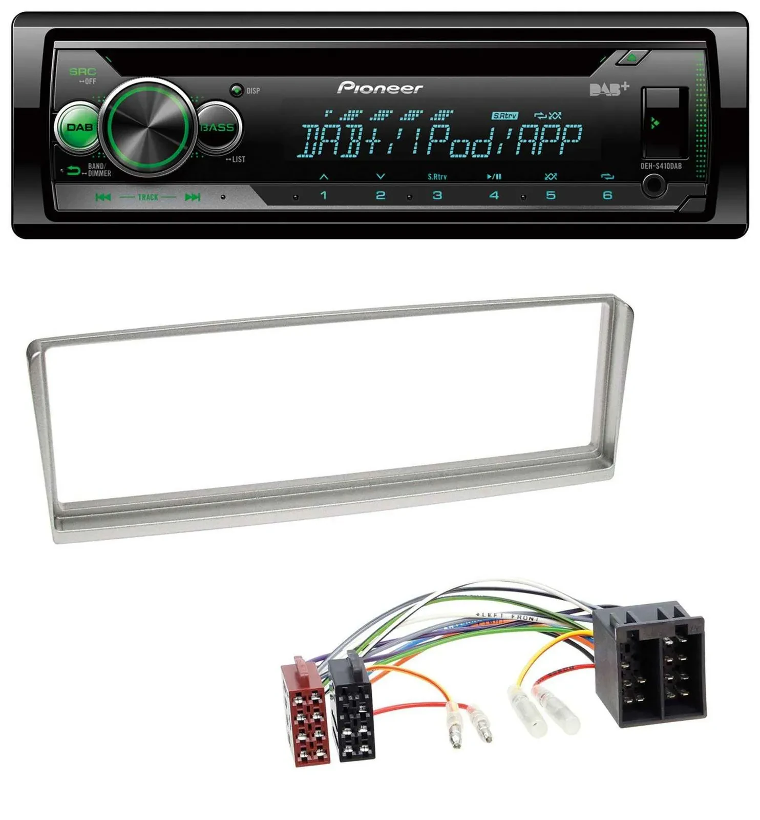 Pioneer USB MP3 DAB AUX CD Autoradio für Alfa Romeo 156 (2001-2003)