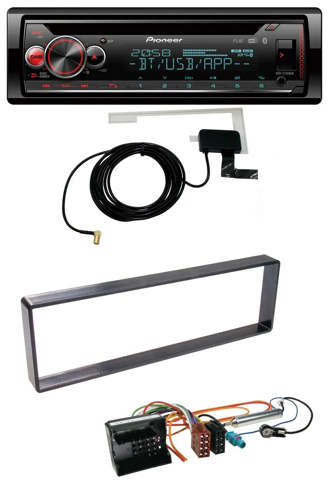 Pioneer DAB CD MP3 USB Bluetooth Autoradio für Citroen C4