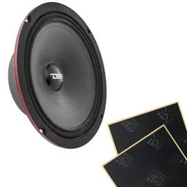 DS18 PRO-SM8.2 8” PRO-SM Series Shallow Mid-Range Loudspeaker w/ Sound Damping