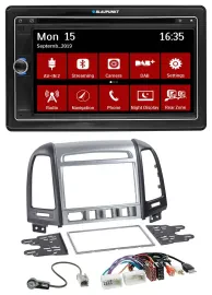 Blaupunkt Bluetooth DAB 2DIN USB DVD MP3 Autoradio für Hyundai Santa Fe AUX USB
