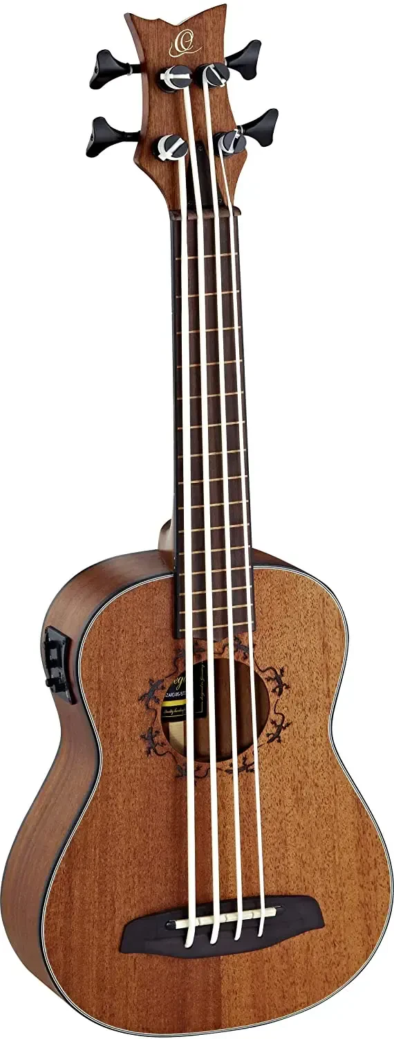 Бас-укулеле баритон Ortega LIZZY-BSFL-GB Lizard Series