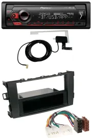 Автомагнитола Pioneer DAB USB MP3 Bluetooth для Toyota Auris (с 2007)