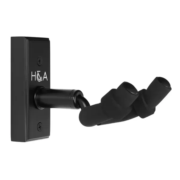 Держатель для гитары HA Wall Mounted Wooden Guitar Hanger, Black