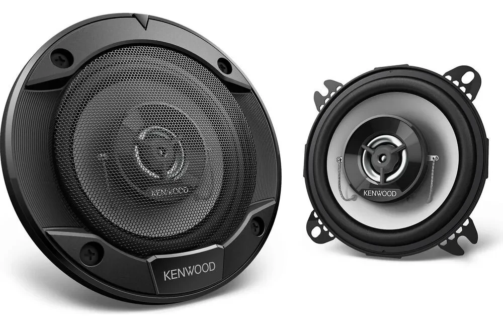 Kenwood KFC-1066S 440W Peak (42W RMS) 4" 2-Way Coaxial 4-ohm Car Speakers