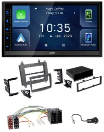JVC DAB Bluetooth MP3 USB 2DIN Autoradio für Cadillac CTS 2003-2007 SRX 2004-200