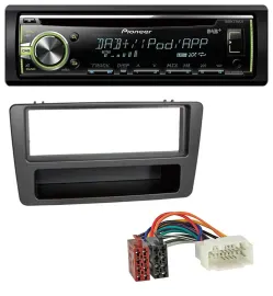Pioneer DAB USB MP3 AUX CD Autoradio für Honda Civic 01-03 man. Klima anthrazit