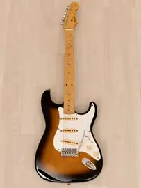 Электрогитара Fender Stratocaster 1957 Vintage Reissue ST57-55 SSS Sunburst w/gigbag Japan 1989
