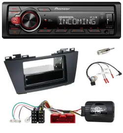 Автомагнитола для Mazda 5 (2010–2015) Pioneer Bluetooth, USB, DAB, поддержка кнопок на руле