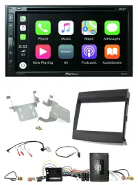 Pioneer DVD 2DIN Lenkrad DAB Bluetooth USB Autoradio für Porsche Cayenne 11-16 I