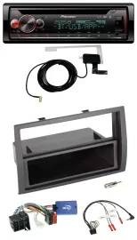 Автомагнитола для Fiat Ducato 2008–2011 Pioneer DAB, CD, USB, Bluetooth, черный