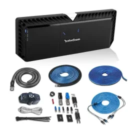 Rockford Fosgate T2500-1bdCP 2500W Monoblock Amplifier w/ Free 1/0 Gauge Amp Kit