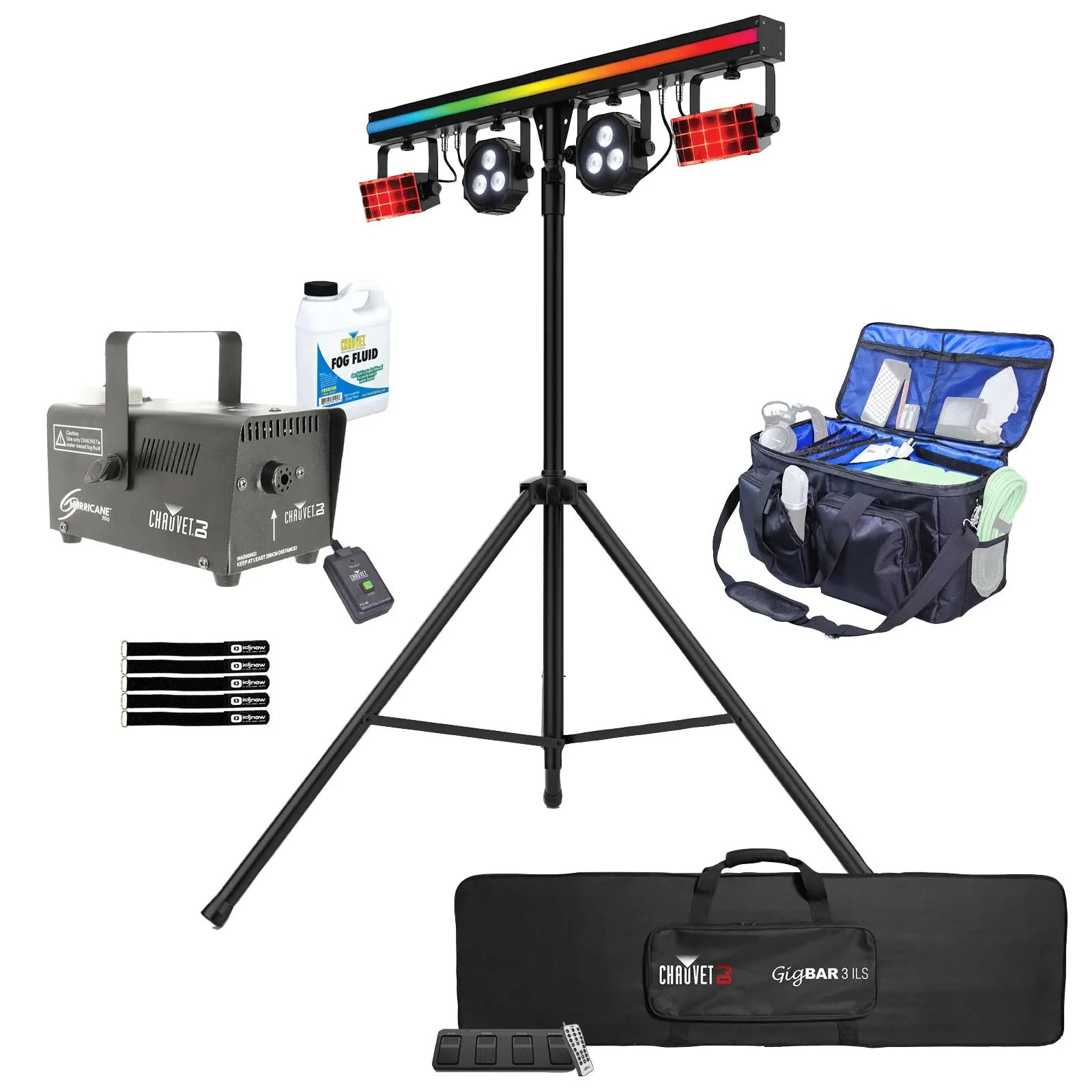 Световой комплект для DJ Chauvet DJ GigBAR 3 ILS 3-в-1 Derby/Par/Strip со стойкой