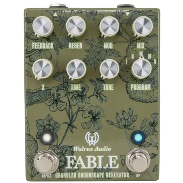 Walrus Audio Fable Delay Effects Pedal, Limited Black Friday Floral