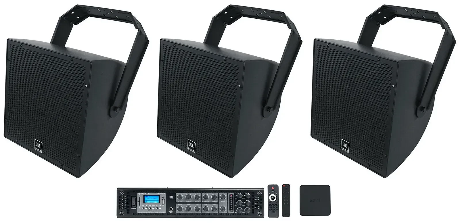 Трансляционный усилитель Rockville RCS650 Black с комплектом акустики