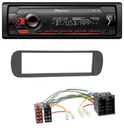 Автомагнитола для Lancia Y (1996–2004) Pioneer MP3 USB DAB Bluetooth, чёрная