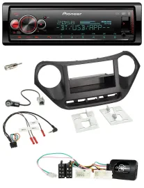 Автомагнитола для Hyundai i10 (с 2014) Pioneer Bluetooth, USB, DAB, черный