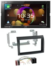 JVC DAB MP3 2DIN Bluetooth USB Autoradio für Citroen Jumper Peugeot Boxer Fiat D