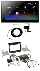 Pioneer DAB Lenkrad Bluetooth 2DIN USB Autoradio für Fiat Citroen Peugeot Infoad