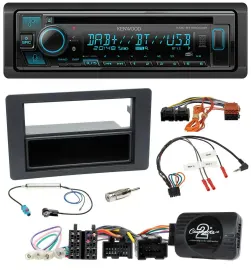 Автомагнитола Kenwood Bluetooth DAB CD USB для Saab 9-5 YS3E Facelift 2005-2