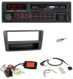Автомагнитола для Honda Civic 2001–2003 Blaupunkt Bluetooth DAB USB SD, черная