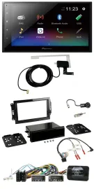 Pioneer DAB Lenkrad Bluetooth 2DIN USB Autoradio für Dodge Jeep