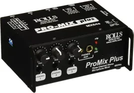 Rolls MX54s ProMix Plus 3 Channel Microphone Mixer