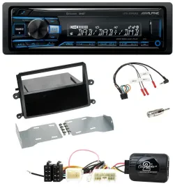 Alpine USB Bluetooth DAB Lenkrad Autoradio für Mitsubishi L200 2006-2015
