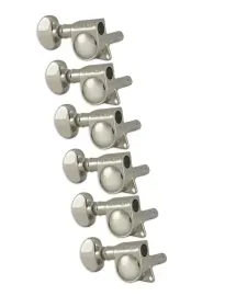 Колки гитарные Grover 406NL6 Nickel (6 штук)