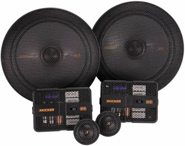 Kicker KSS6704 6.75” 2-Way Component Car Speakers
