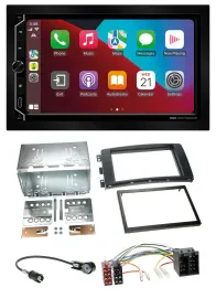 ESX 2DIN DAB USB MP3 Bluetooth Autoradio für Smart ForFour 04-06 ForTwo 07-10 IS