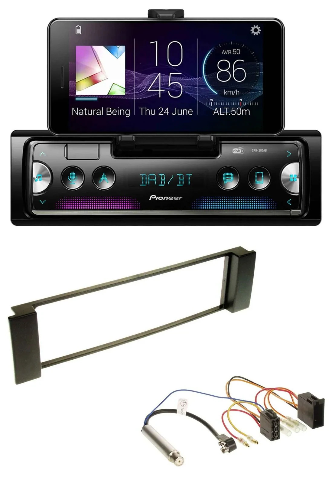 Pioneer USB MP3 Bluetooth DAB Autoradio für Audi A3 8L 00-03 A6 C5 01-05