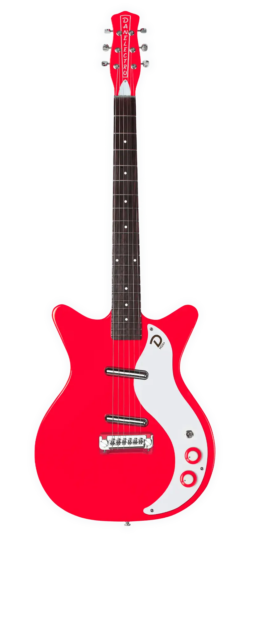 Электрогитара полуакустическая Danelectro '59M NOS+ Red