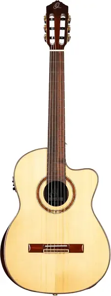 Классическая гитара с подключением Ortega Striped Suite C/E Natural с чехлом