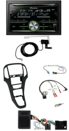 Pioneer CD USB Lenkrad Bluetooth 2DIN DAB Autoradio für Opel Astra ab 09 Perlsch