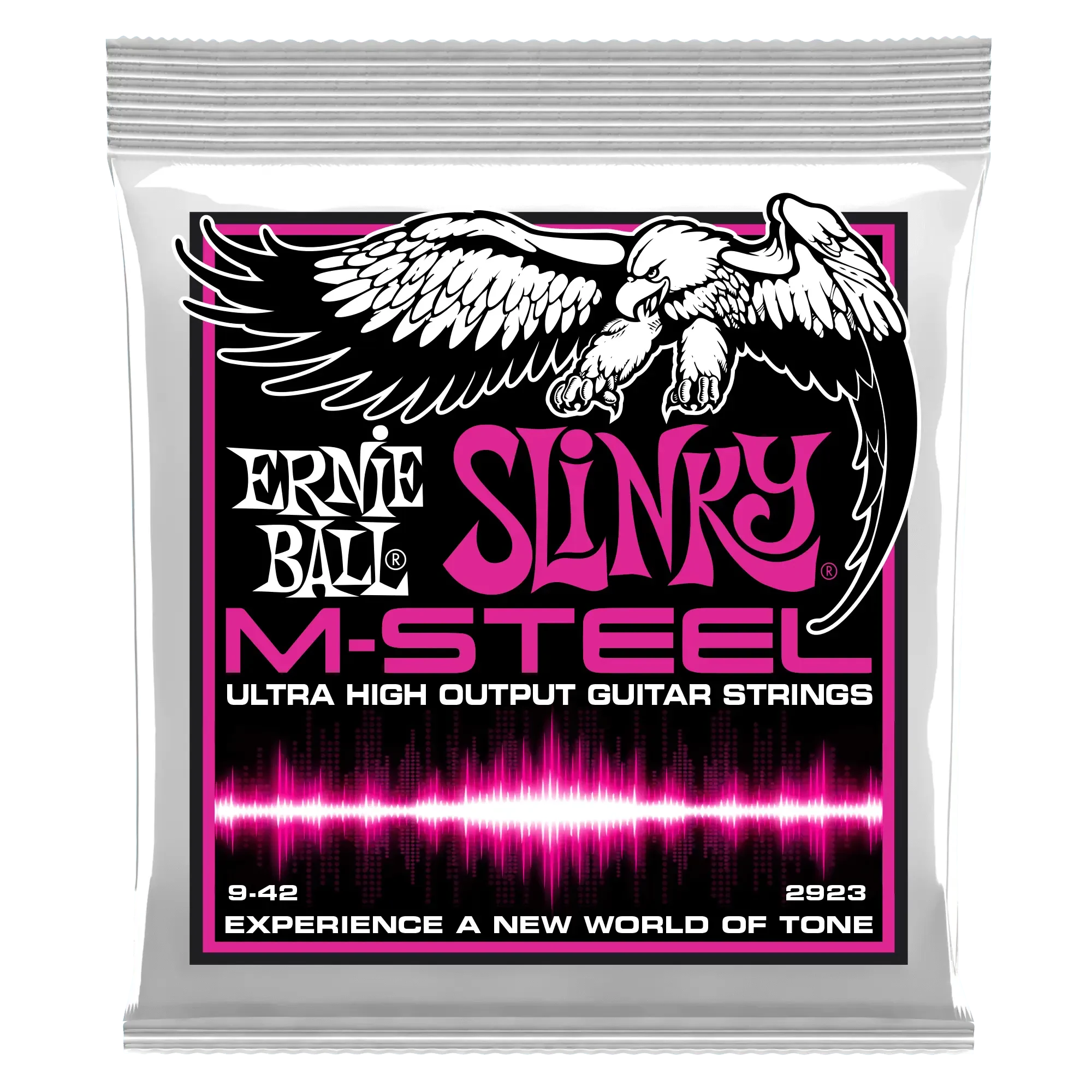 Струны для электрогитары Ernie Ball 2923 M-STEEL Super Slinky 9-42