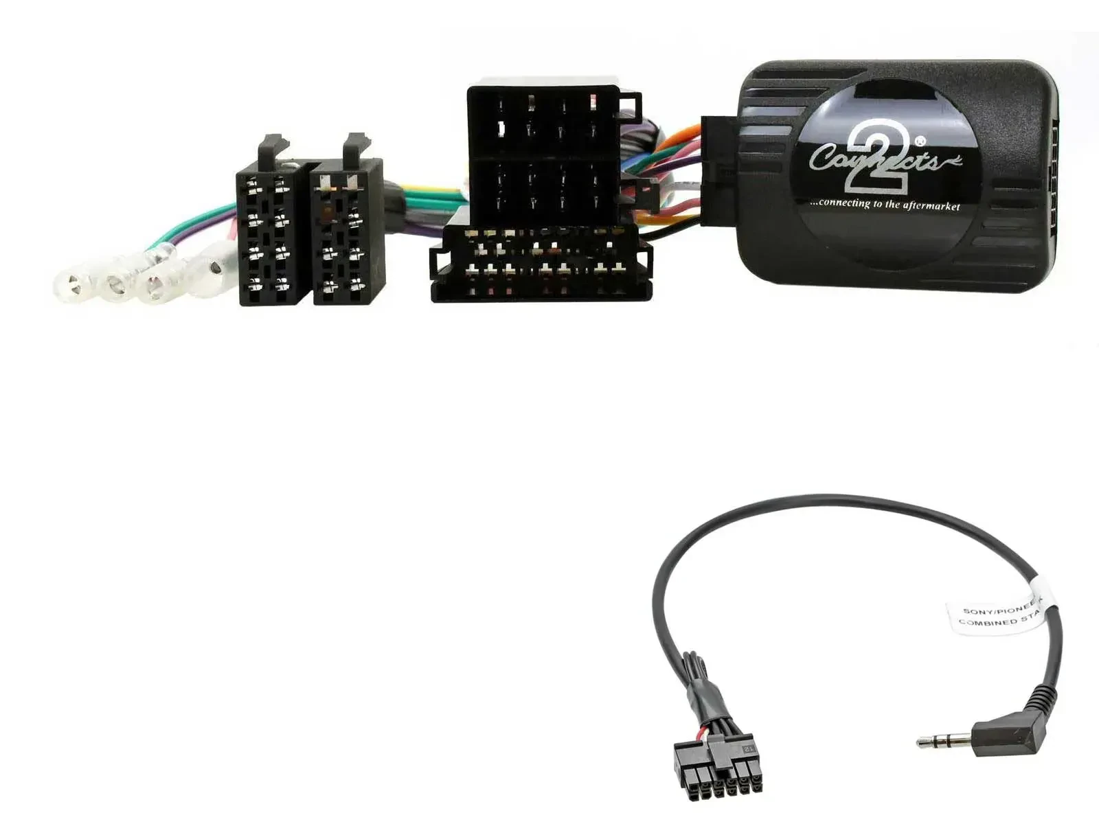 Connects2 CAN-Bus- Lenkradadapter für Fiat Panda 2012-20 ISO/Mini Pioneer/ Blaup