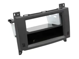 Radioblende DIN Autoradio für Mercedes A B-Klasse Vito rubbertouch-schwarz