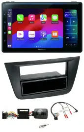 Автомагнитола для Seat Altea/Toledo 2004–2009 Pioneer Bluetooth, DAB, USB, поддержка кнопок на руле, черный