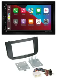 ESX 2DIN DAB USB MP3 Bluetooth Autoradio für Mitsubishi Colt 2008-2012