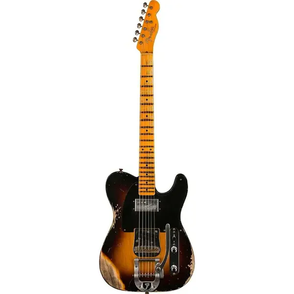 Электрогитара Fender Custom Shop LE Cunife Blackguard Telecaster Heavy Relic 2-Color Sunburst