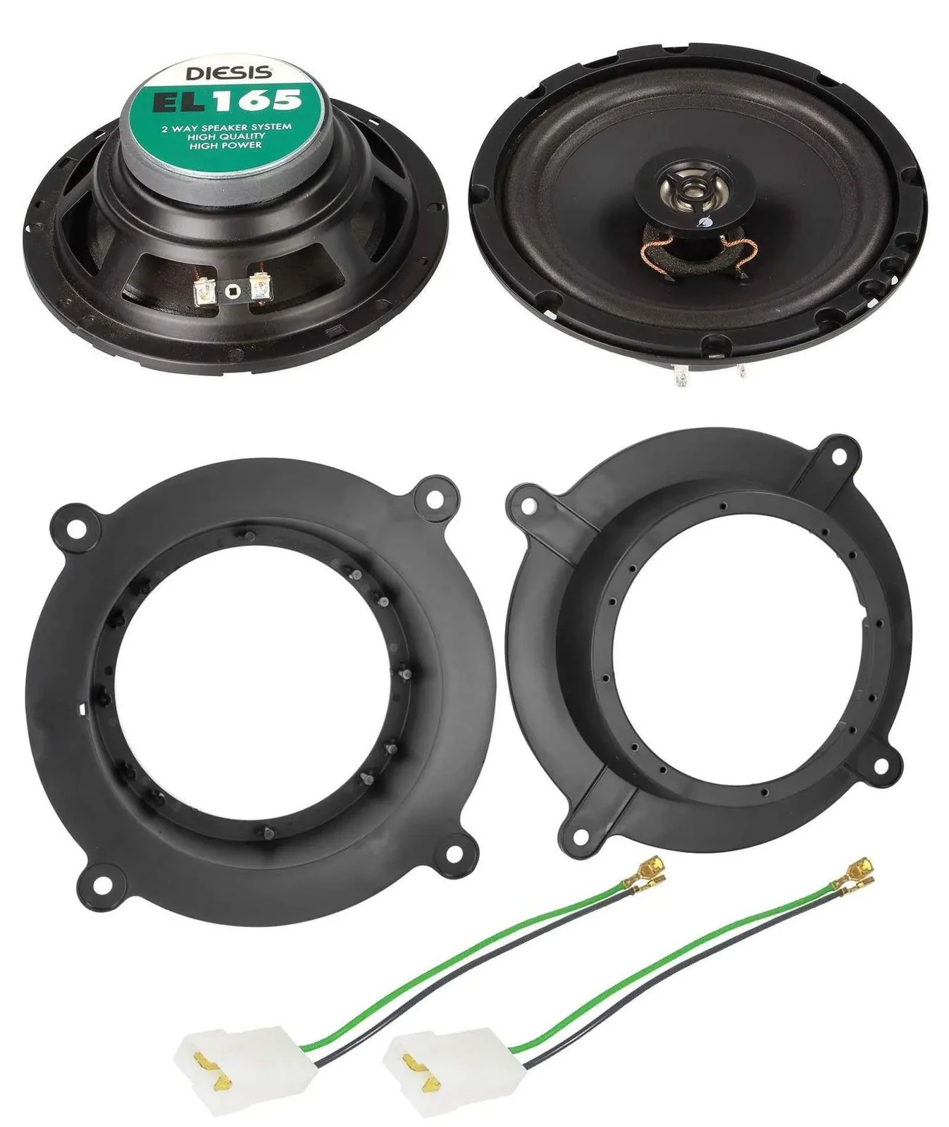 ACV 16,5cm 100Watt 2-Wege Lautsprecher für Mazda 6 CX5 ab 2013 Fronttür Auto Box