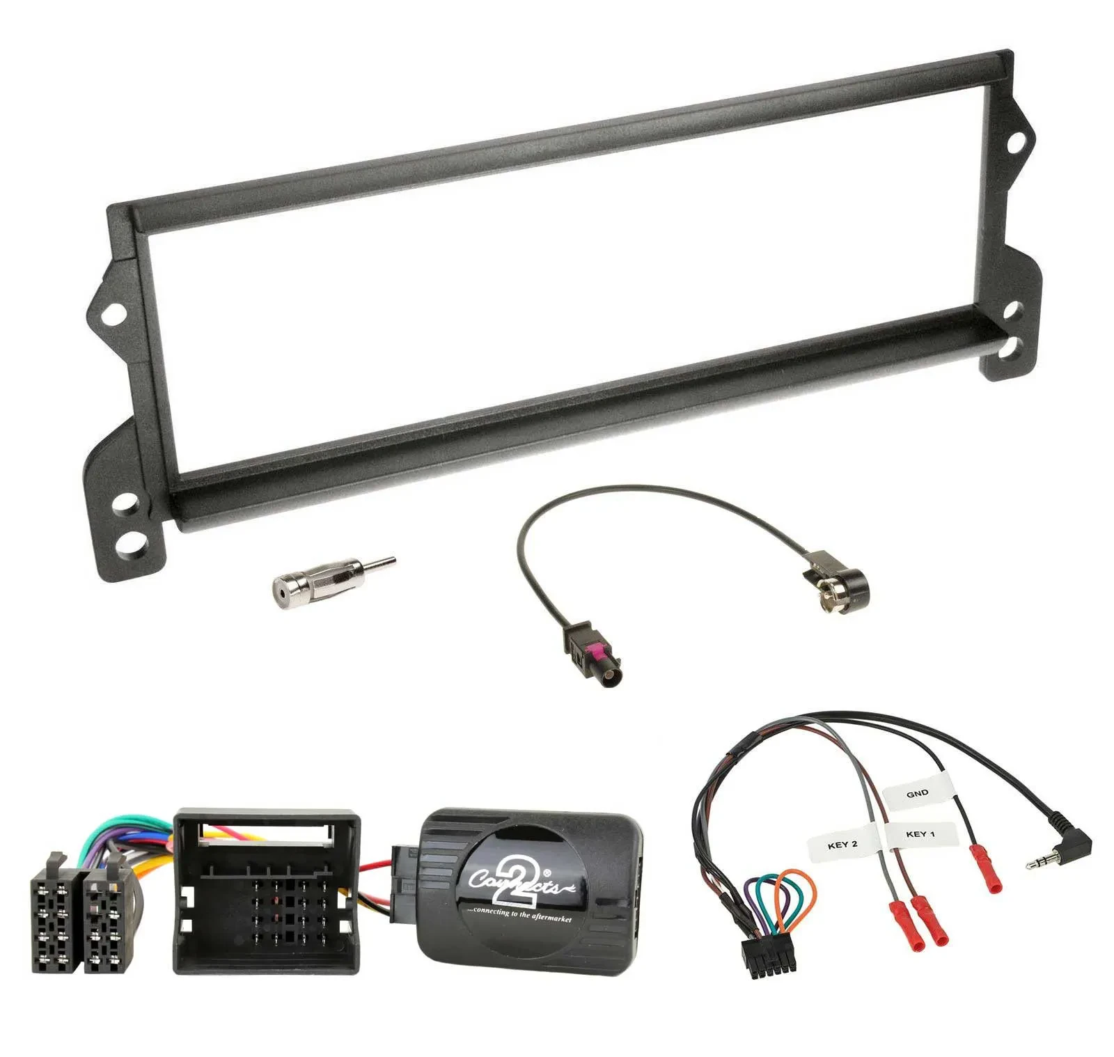 Einbauset Lenkradadapter DIN Autoradio für Mini (2001-2006 MOST)