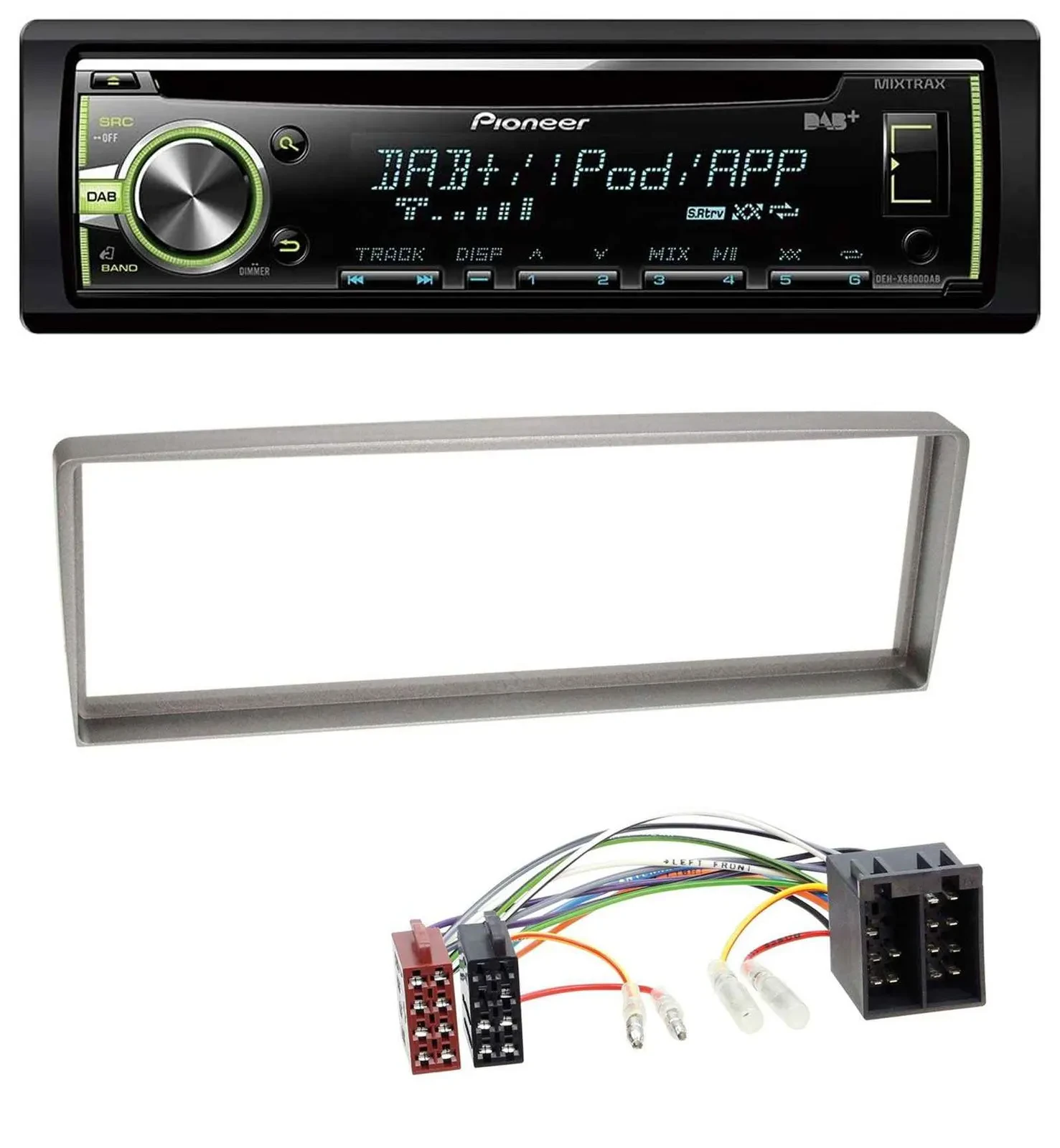 Автомагнитола для Alfa Romeo 156 (2003–2005) Pioneer DAB, USB, MP3, AUX, CD