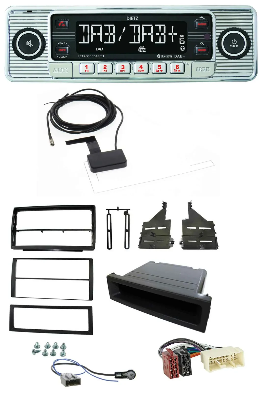 Dietz Bluetooth USB MP3 DAB Autoradio für Nissan Altima (L31, 2005-2006)