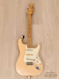 Электрогитара Fender Custom Edition Yngwie Malmsteen Stratocaster ST72-140YM SSS Yellow White w/case Japan 1996