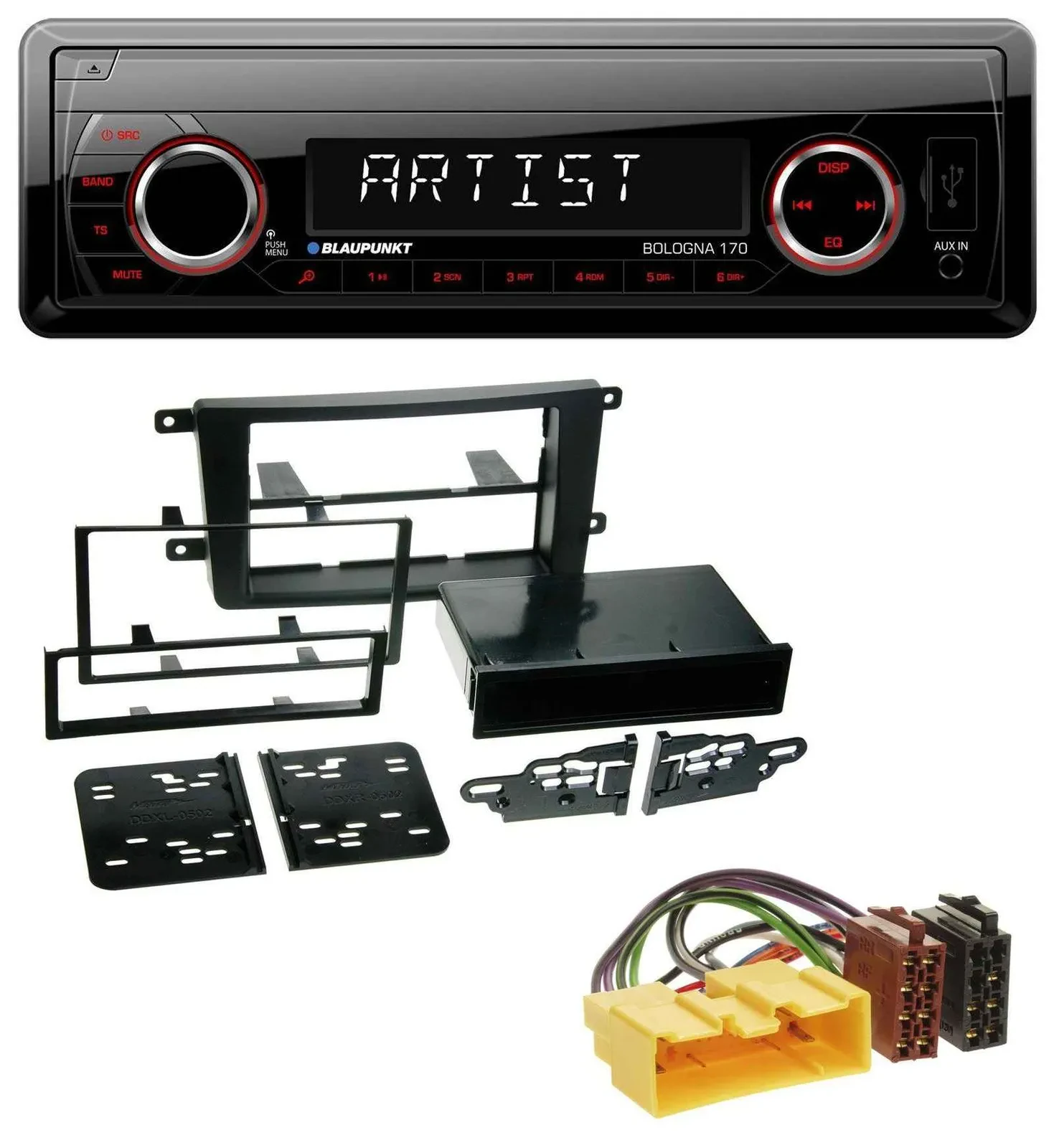 Blaupunkt SD USB 1DIN MP3 AUX Autoradio für Mazda CX-9 (2007-2016)