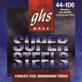 Струны для бас-гитары GHS M5000 Infinity Steel 44-106