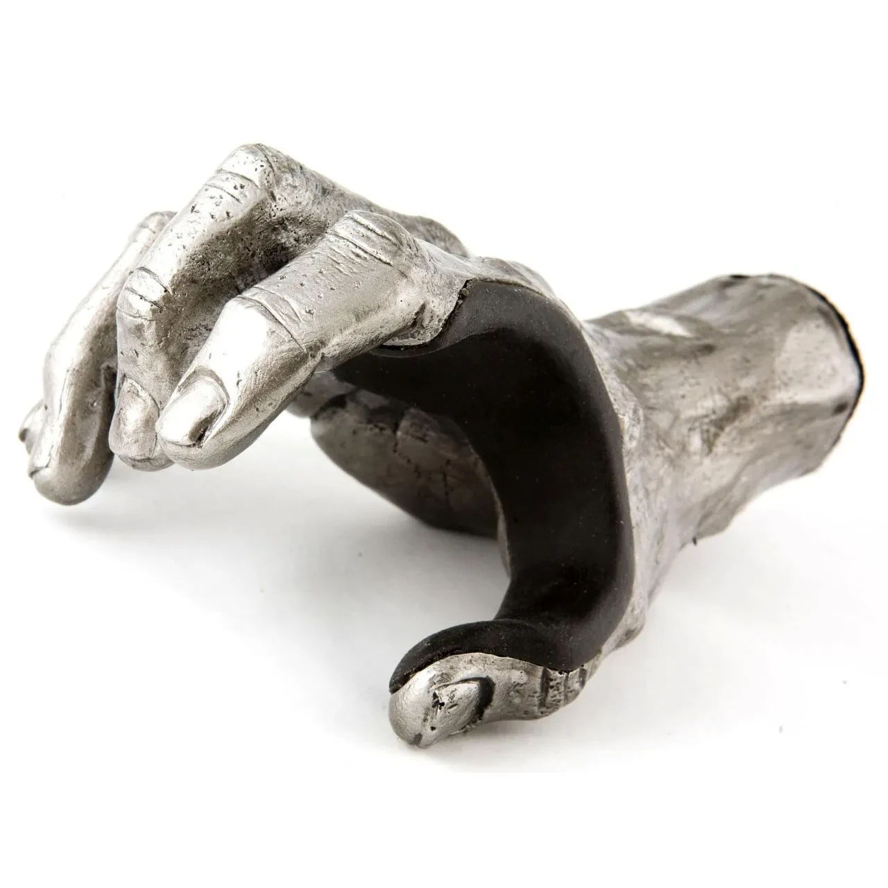 GUITAR GRIP Male Hand, Silver Metallic, Right